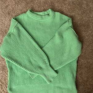 Aerie Green Ribbed Sweater